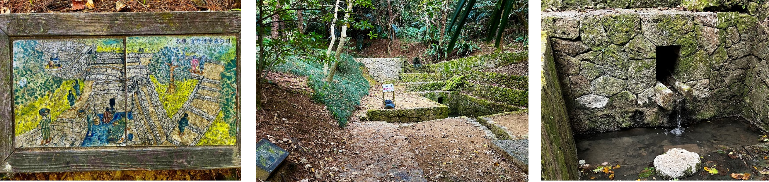 写真1　宜野湾市　名勝「森の川」の湧水