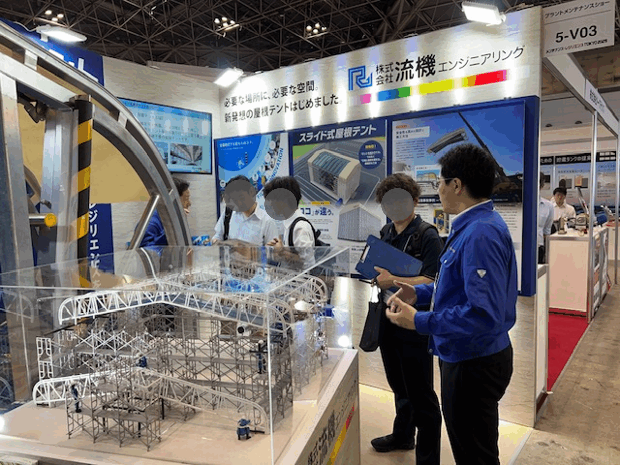 「必要な場所に、必要な空間。」スライド式屋根テント_2