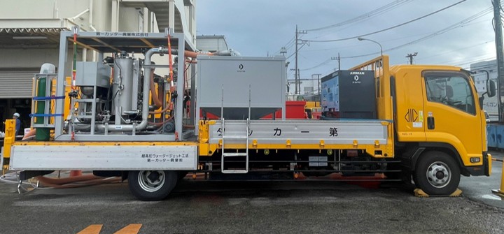 ウォータージェット濁水再生装置 流機エンジニアリング